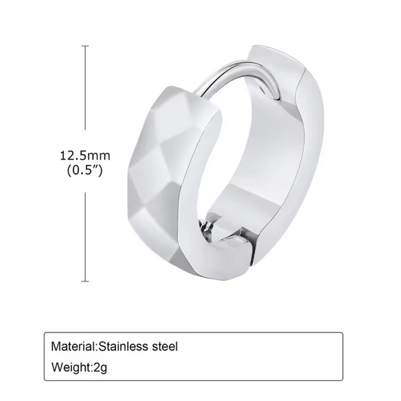 1.6mm Minimalist Gold Hoop Earrings – Stainless Steel  Sleepers Men’s Earrings Earrings for Men Waterproof Stainless Steel Huggie